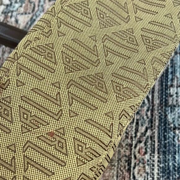 Ralph Lauren Vintage Signature Khaki Brown Medium Satchel Tote Handbag - Picture 6 of 13